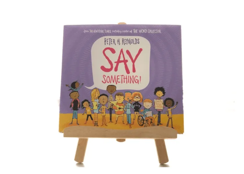 英語絵本『SAY SOMETHING!』で学ぶ、子どもの言葉にする力｜おうち英語と自己表現サポート
