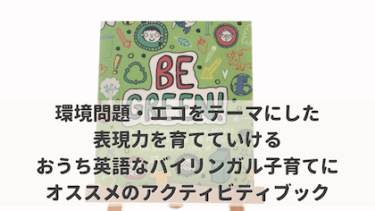 環境問題「エコ」をテーマにした表現力を育てていけるおうち英語なバイリンガル子育てにオススメの海外アクティビティブック