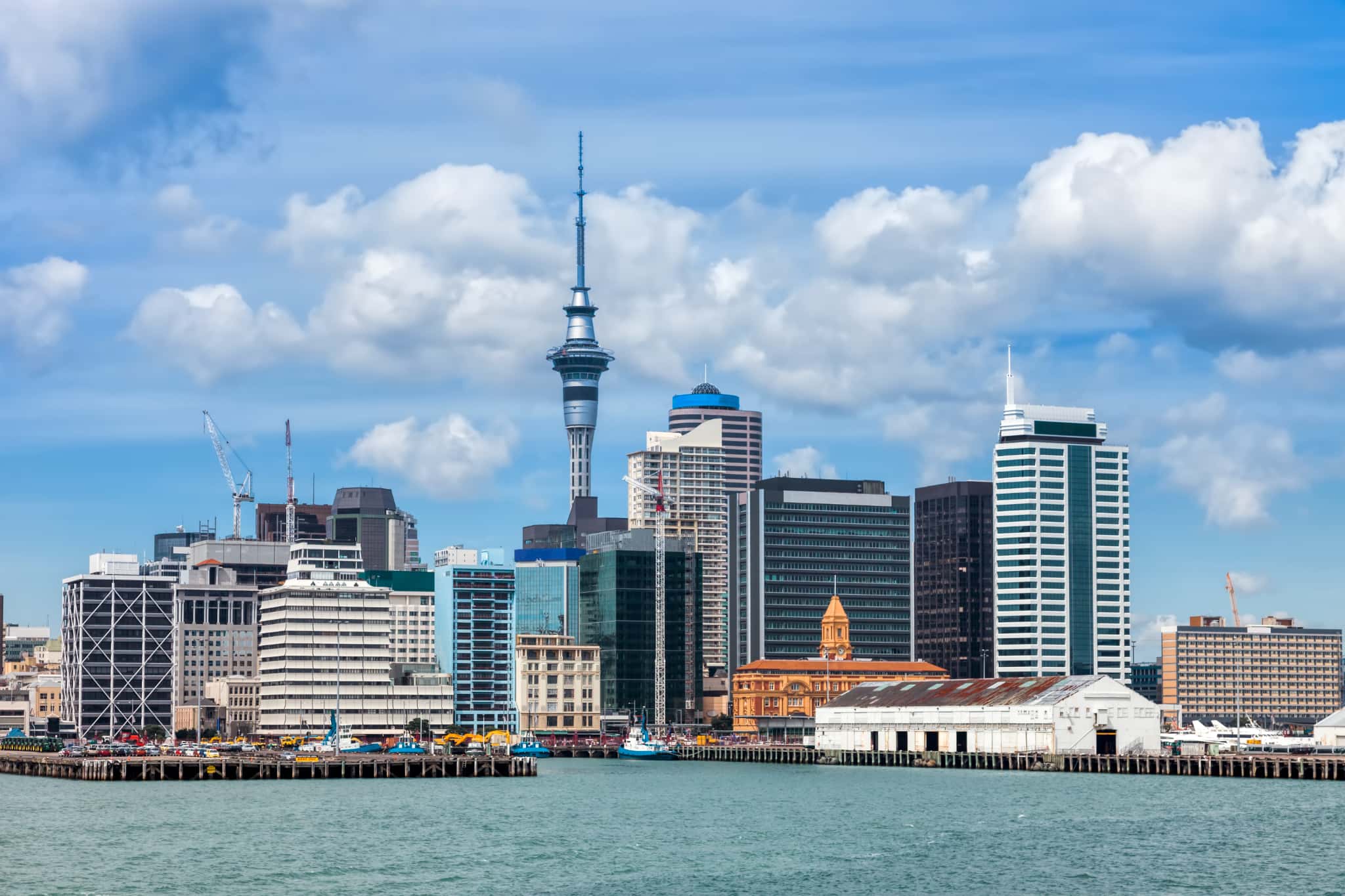 週末はニュージーランドの街を観光します。